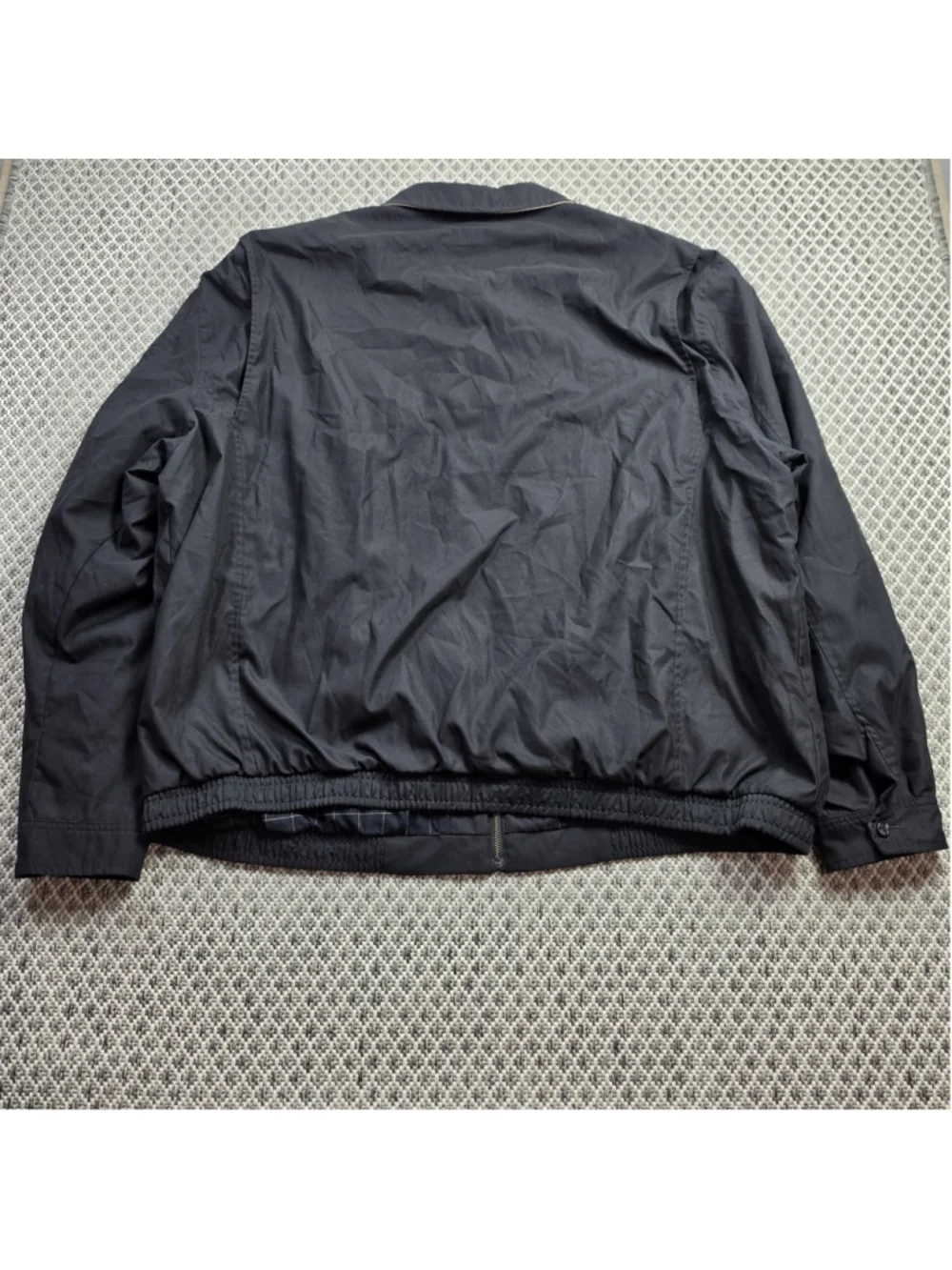 Polo Ralph Lauren Mens 3XLT Black Harrington Jacket Plaid Lined Pony Big Tall
